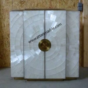 Selenite Door Double
